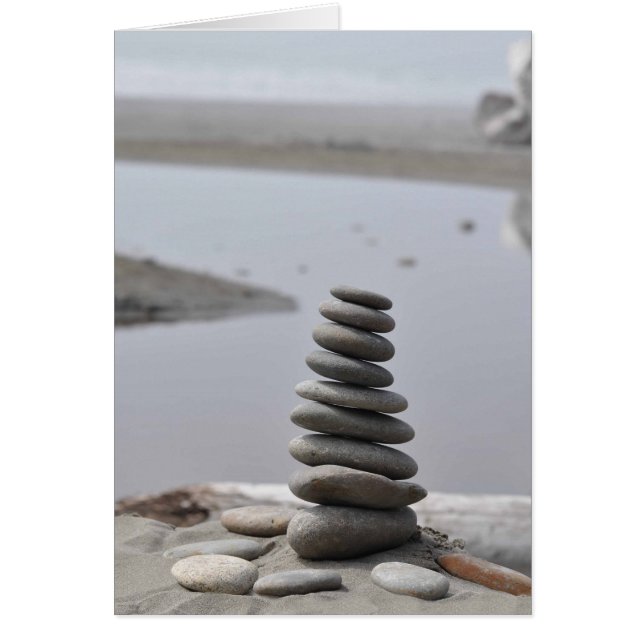Rock Stacking or Cairn (Front)