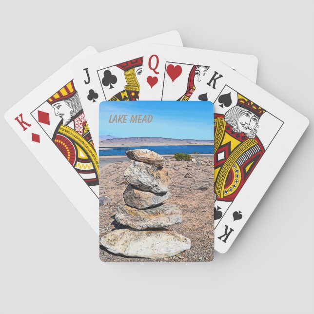Rock Stacking  Playing Cards (Back)