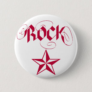 Rock Star 2 Inch Round Button