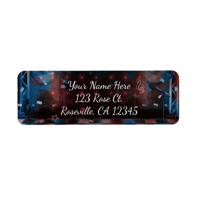 ROCK STAR Anniversaire Dance Musicale Invitation (Devant)