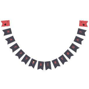 Rock Star Birthday Boy Bunting Flags