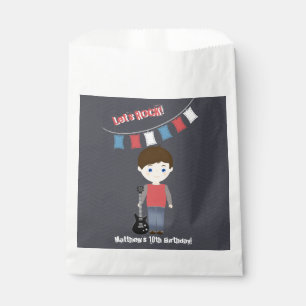 Rock Star Birthday Boy Favour Bag