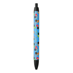 Rock Star Boy birthday party Black Ink Pen