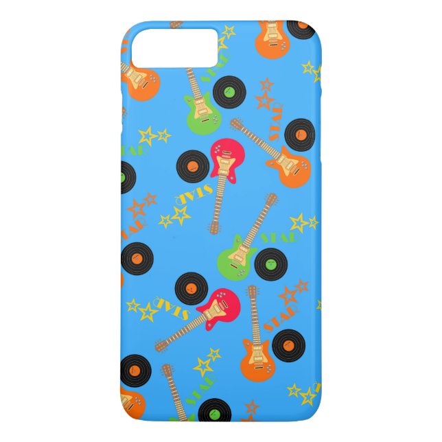 Rock star boy birthday party Case-Mate iPhone case (Back)