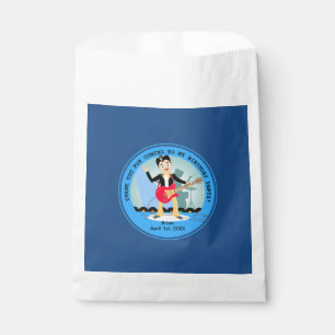 Rock Star Boy birthday party Favour Bag
