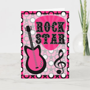 Rock Star Card