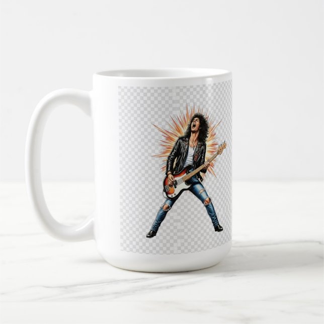 Rock star coffee mug (Left)