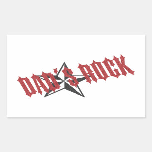 Rock Star Dad ~ Father's Day Sticker