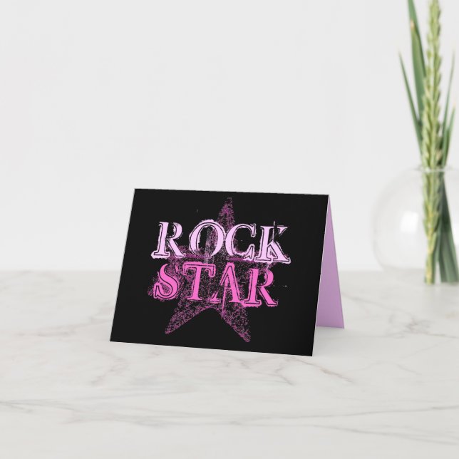 ROCK STAR Diva  Card (Front)