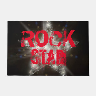 "ROCK STAR"  DOORMAT