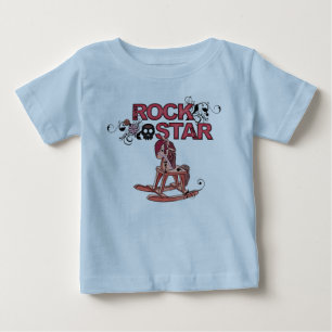 Rock star funny rocking horse baby outfit T-Shirt