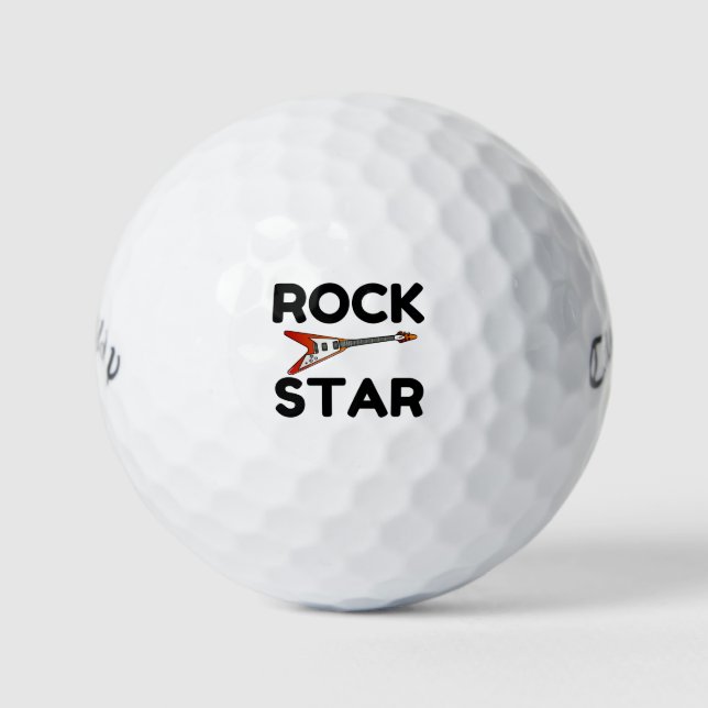 Rock Star Golf Balls (Front)