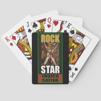 ROCK STAR INDICA SATIVA PLAYING CARDS