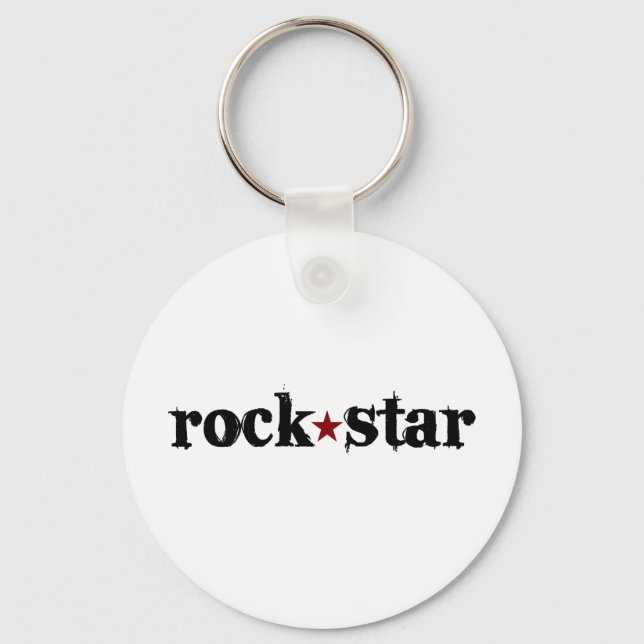 Rock Star Keychain (Front)