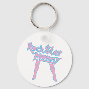 Rock Star Mommy Keychain