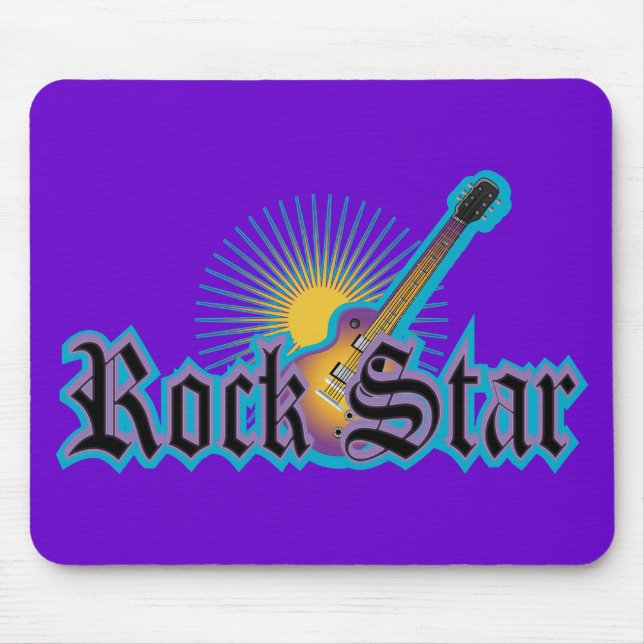 Rock Star Mouse Pad (Front)