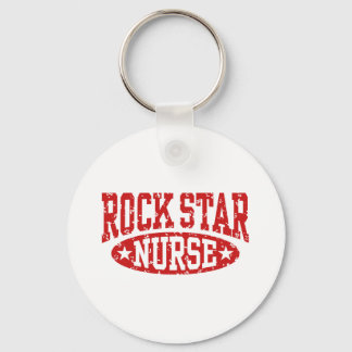 Rock Star Nurse Keychain