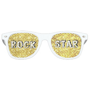 ROCK STAR retro Shades / Fun Party Lunettes de sol