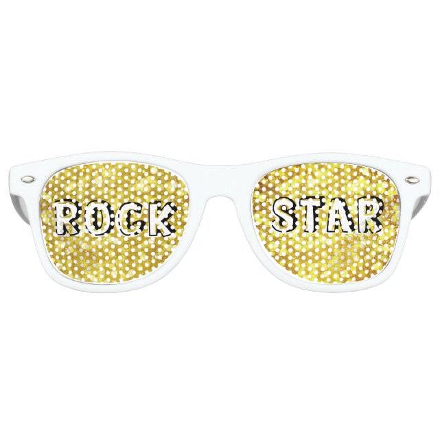 ROCK STAR retro Shades / Fun Party Lunettes de sol (Devant)