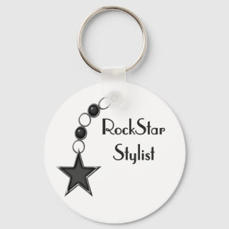 Rock Star Stylist Keychain