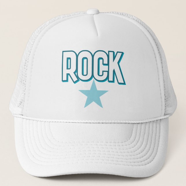 Rock Star  Trucker Hat (Front)