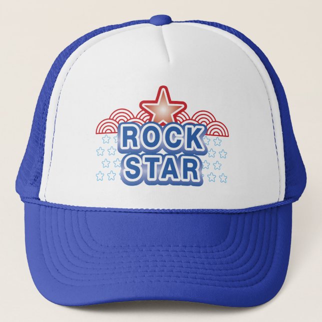 Rock Star Trucker Hat (Front)