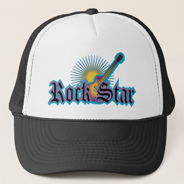 Rock Star Trucker Hat (Front)