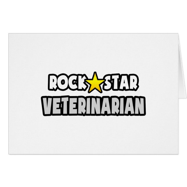 Rock Star Veterinarian (Front Horizontal)