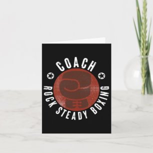 Rock Steady Boxing Coach Card