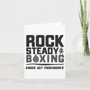 Rock Steady Boxing Knock Out Parkinson's Card