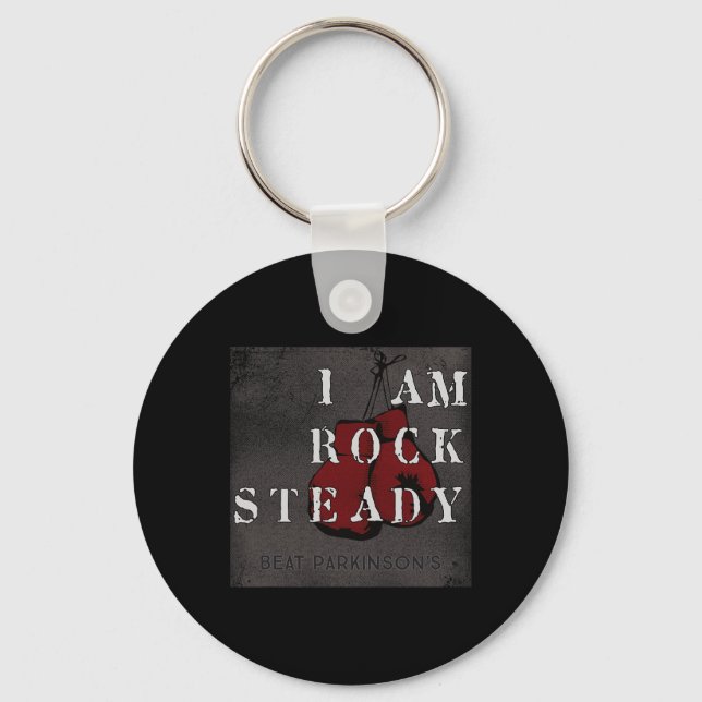 Rock Steady Boxing Parkinson's 1  Keychain (Front)