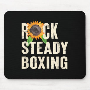 Rock Steady Boxing Sunflower Summer Edition Men Wo Mouse Pad