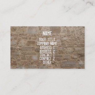 Rock & Stone Wall Business Card
