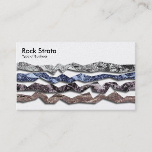 Rock Strata 02 Business Card