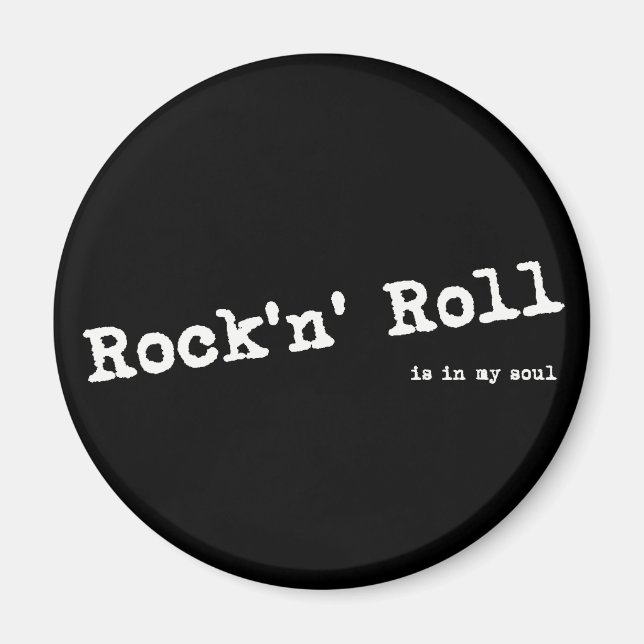 Rock style magnet (Front)