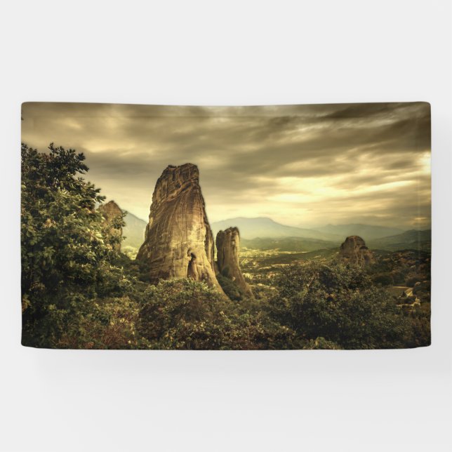 Rock Sunset in Greece Banner (Horizontal)
