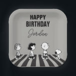 Rock Tees | Group Walk | Add Your Name Paper Plate<br><div class="desc">Add a personalized touch to your next event with these fun paper plates featuring a group walk design inspired by classic rock culture. Perfect for parties, gatherings, or any event where you want to add a unique and customizable touch, these plates allow you to add your name and celebrate in...</div>