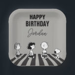 Rock Tees | Group Walk | Add Your Name Paper Plate<br><div class="desc">Add a personalized touch to your next event with these fun paper plates featuring a group walk design inspired by classic rock culture. Perfect for parties, gatherings, or any event where you want to add a unique and customizable touch, these plates allow you to add your name and celebrate in...</div>