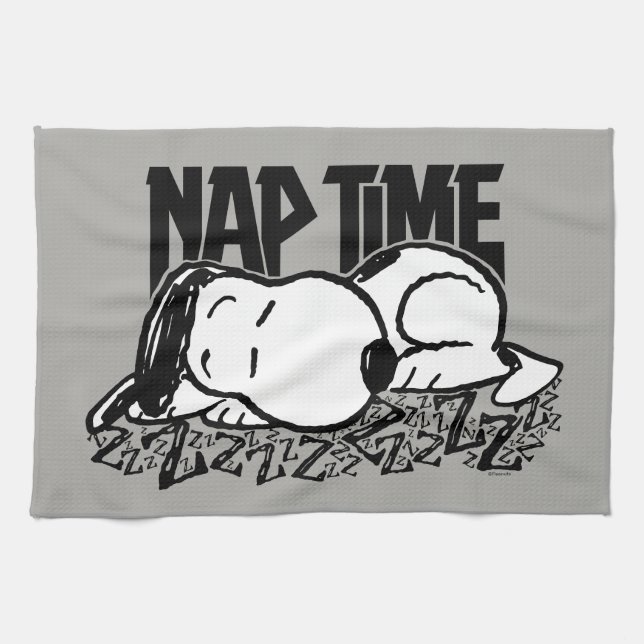 Rock Tees | Snoopy Nap Time Kitchen Towel (Horizontal)