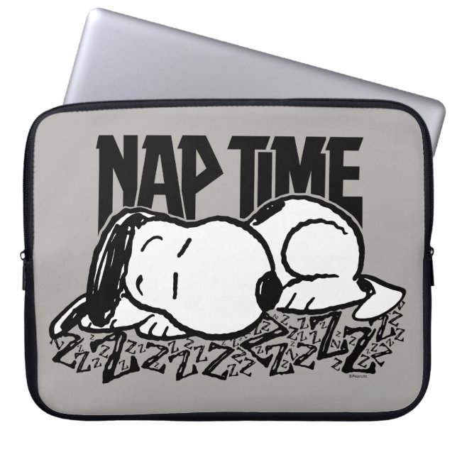 Rock Tees | Snoopy Nap Time Laptop Sleeve (Front)