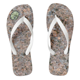 Rock Texture Geology Photo Flip Flops