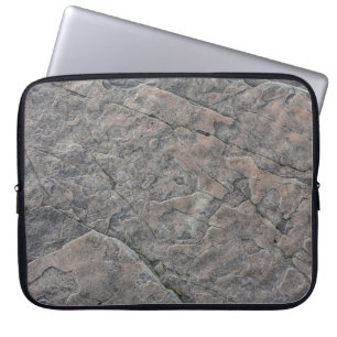 Rock texture stone surface laptop sleeve