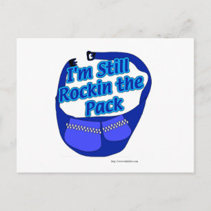 Rock that Pack! Postcard