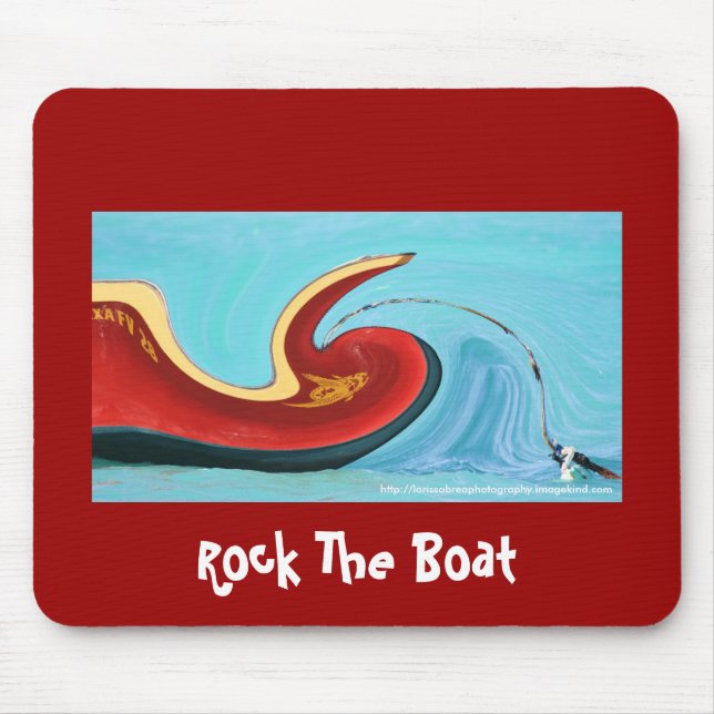 Rock The Boat - Customized Mouse Pad (Front)
