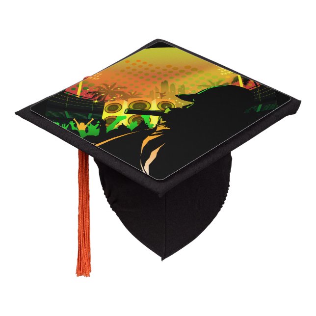 Rock The Crowd  Graduation Cap Topper (Angled)