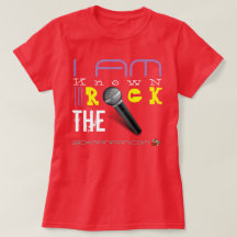 ROCK THE MIC RED LADIES T-Shirt