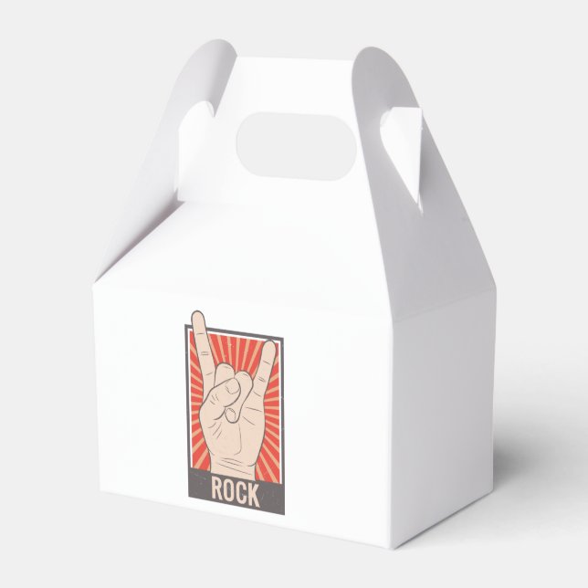 Rock The Party Favor Box (Front Side)