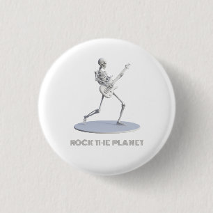 Rock The Planet 1 Inch Round Button