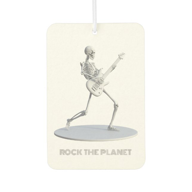 Rock The Planet Air Freshener (Front)