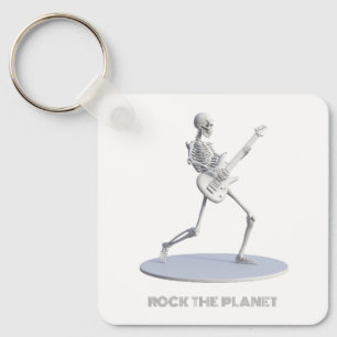 Rock The Planet Keychain